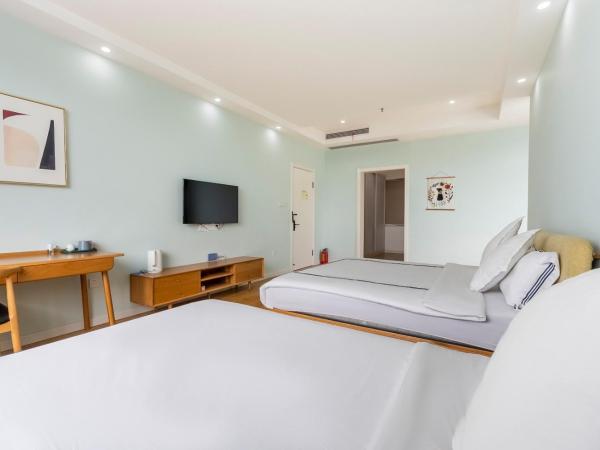 茶墅民宿 : photo 2 de la chambre suite familiale avec balcon