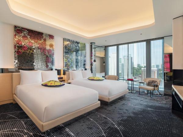 W Kuala Lumpur : photo 3 de la chambre chambre spectaculaire 2 lits queen-size - vue sur klcc