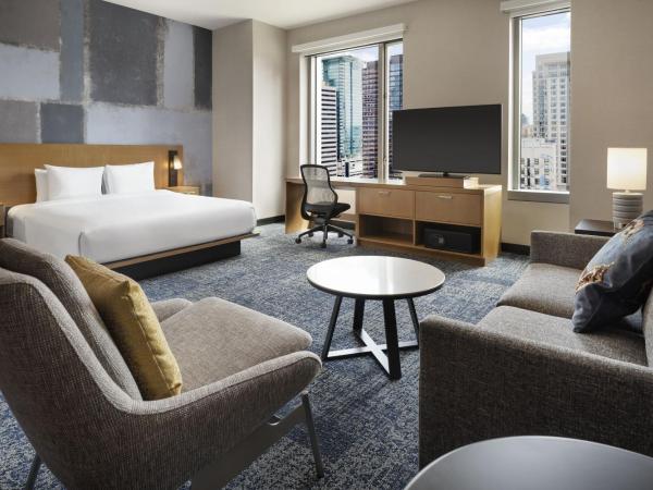Courtyard by Marriott Los Angeles L.A. LIVE : photo 1 de la chambre chambre lit king-size exécutive avec canapé-lit
