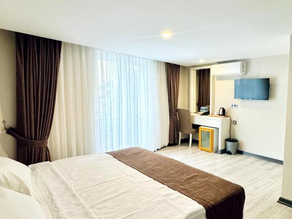 Toprak City Hotel Antalya : photo 4 de la chambre chambre double - vue sur jardin