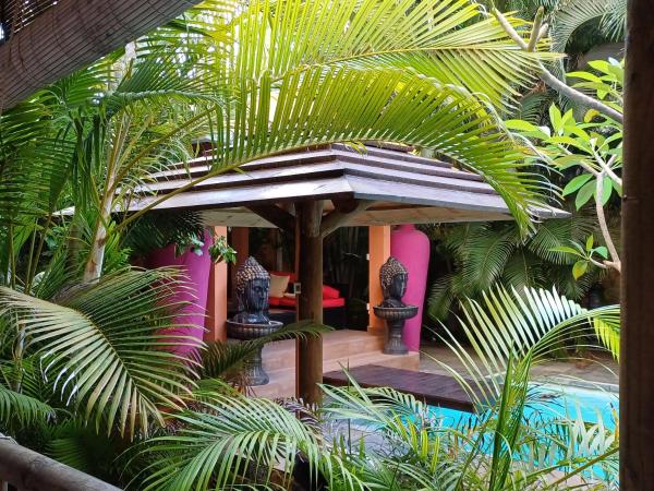 Le Palmier : photo 2 de la chambre chambre double - vue sur piscine