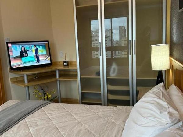 Studio Premium Pinheiros : photo 5 de la chambre studio lit king-size avec canapé-lit