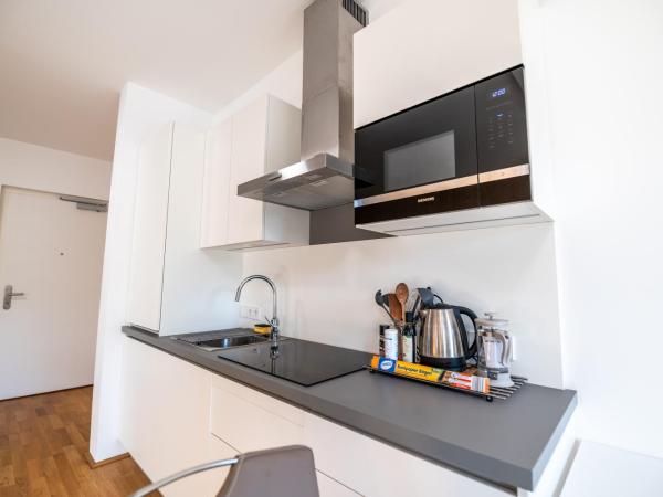 sHome Apartments Graz Ost - Self-Check-in & free parking : photo 9 de la chambre appartement 1 chambre avec terrasse