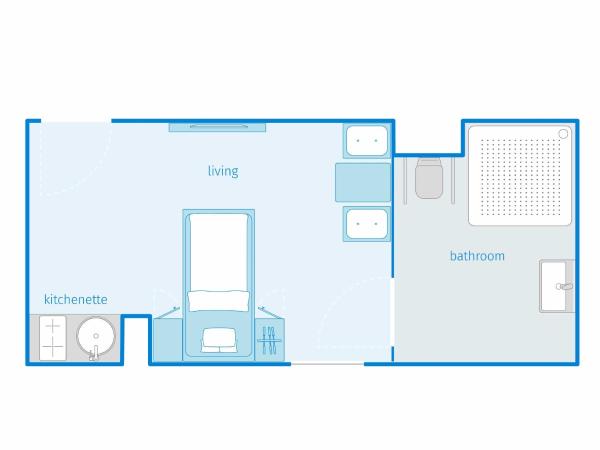SMARTments business Mannheim Hauptbahnhof : photo 7 de la chambre studio standard