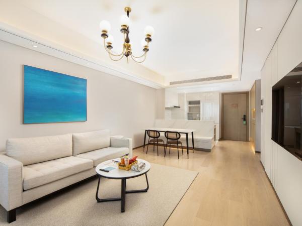 苏州山塘街华贸姑苏里服务公寓 : photo 5 de la chambre suite familiale