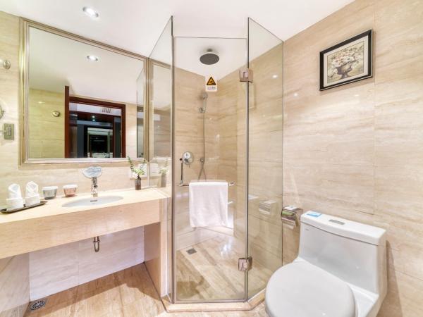 海外海纳川酒店拱墅万达广场渡驾桥地铁站店 : photo 3 de la chambre chambre lits jumeaux deluxe