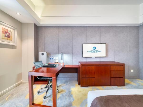 海外海纳川酒店拱墅万达广场渡驾桥地铁站店 : photo 3 de la chambre chambre affaires lit queen-size