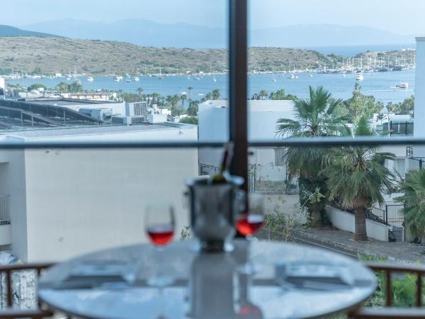 Zera Bodrum By Özükara : photo 2 de la chambre chambre double avec balcon - vue sur mer