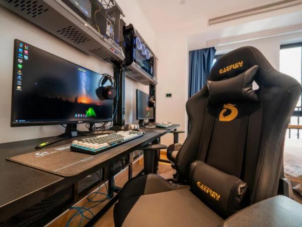 Muyu E-SPORT HOTEL慕鱼电竞酒店 : photo 1 de la chambre chambre double avec salle de bains privative