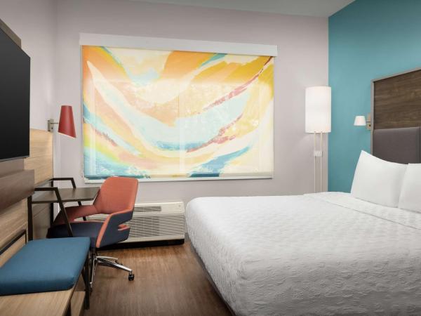 Tru by Hilton Jacksonville West I 295 : photo 2 de la chambre chambre lit king-size avec douche à l'italienne