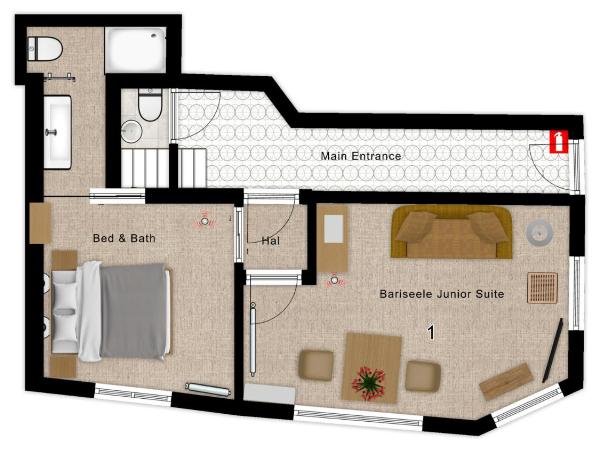 Bariseele B&B : photo 1 de la chambre studio supérieur