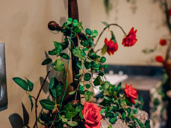 La demeure de Poulpican chambre BROCELIANDE jacuzzi charme et romantique mer plage restaurant à 300m Golfe Saint Tropez : photo 6 de la chambre appartement - vue sur jardin