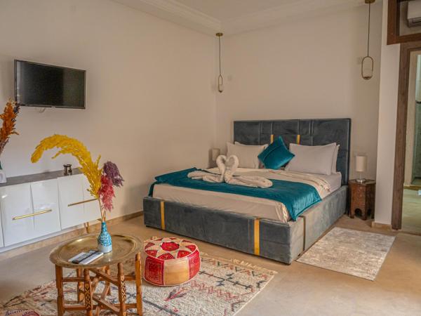 Riad Kenza : photo 9 de la chambre suite lit queen-size