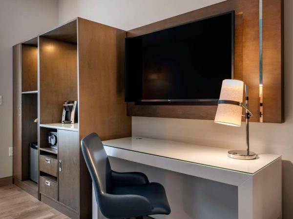 Cambria Hotel Orlando Airport : photo 2 de la chambre chambre lit king-size avec douche accessible en fauteuil roulant - adaptée aux personnes à mobilité réduite - non-fumeurs