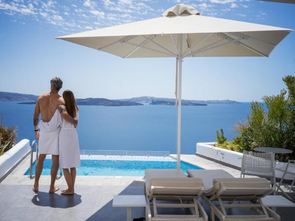 Santorini Secret Suites & Spa, Small Luxury Hotels of the World : photo 5 de la chambre suite lune de miel avec piscine privée - vue sur caldeira