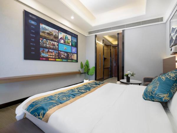 Xingyin Cloudy Hotel Guangzhou Changgang Subway Station - Free Shuttle Bus to Canton Fair Complex During Canton Fair Period : photo 6 de la chambre chambre lit king-size - vue sur ville