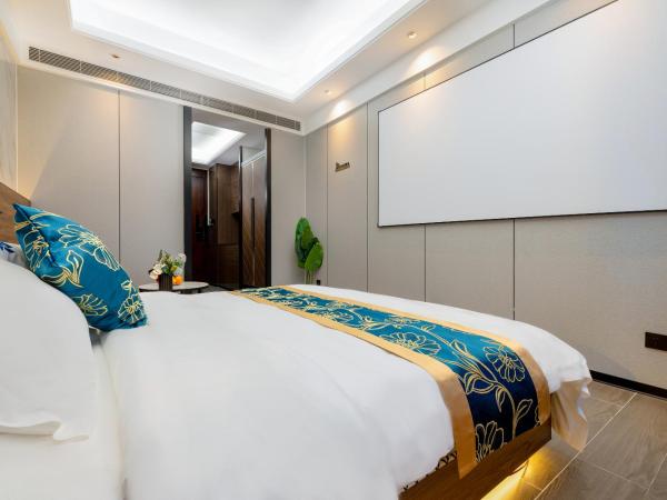 Xingyin Cloudy Hotel Guangzhou Changgang Subway Station - Free Shuttle Bus to Canton Fair Complex During Canton Fair Period : photo 8 de la chambre chambre king-size de luxe - vue sur la ville