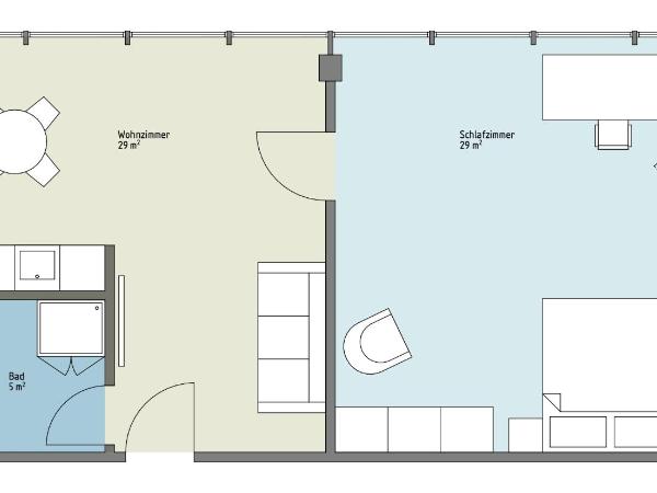Hotel am Borsigturm : photo 4 de la chambre suite