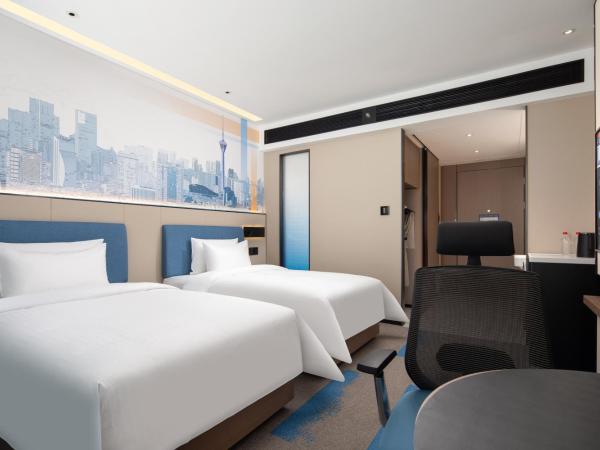 Hilton by Hampton Chengdu North Railway Station : photo 3 de la chambre chambre lits jumeaux confort
