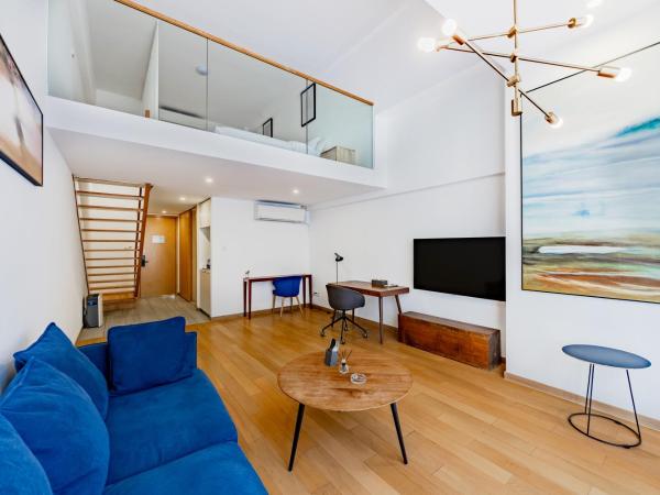 上海芳甸路地铁站Boutique酒店 : photo 4 de la chambre chambre double deluxe