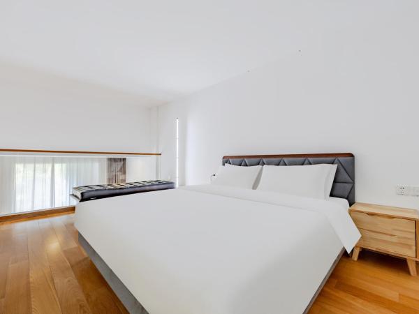 上海芳甸路地铁站Boutique酒店 : photo 2 de la chambre chambre double deluxe