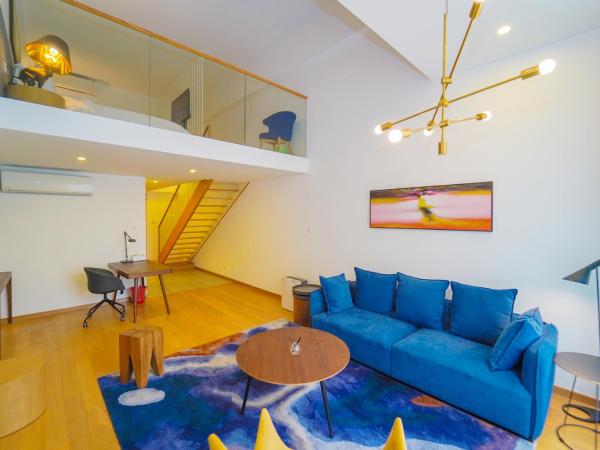 上海芳甸路地铁站Boutique酒店 : photo 5 de la chambre chambre double deluxe