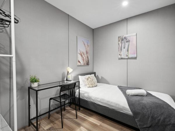 Modern Single Room - Next to Central Station - Near CBD&Townhall&Chinatown&Darling Harbour&UTS&USYD - Shared Bathroom : photo 3 de la chambre chambre simple avec salle de bains commune