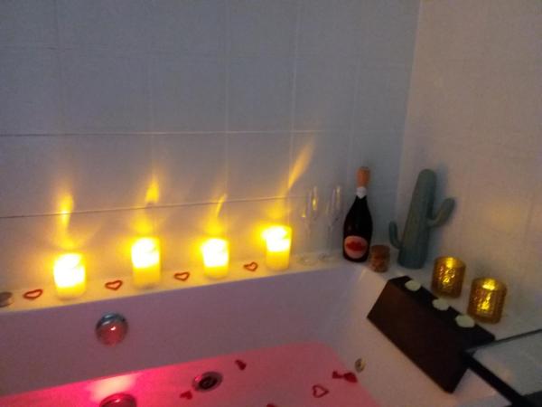 Villa Saint Barth : photo 5 de la chambre chambre double avec baignoire spa