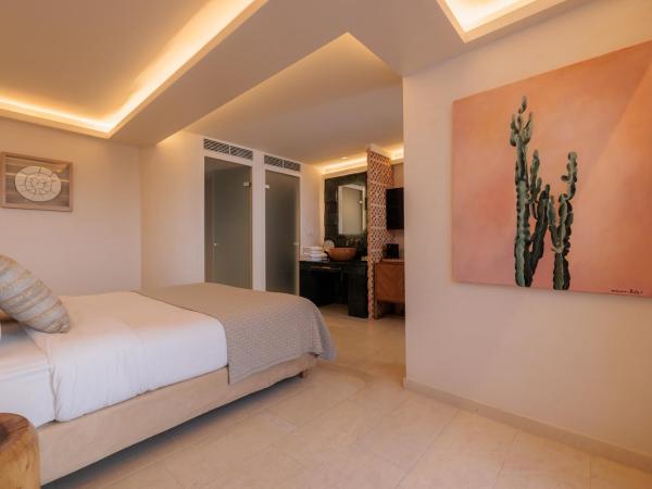 Asty Mykonos Hotel & Spa - World of One Hotel Group : photo 3 de la chambre chambre double supérieure avec baignoire à jets extérieure