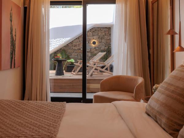 Asty Mykonos Hotel & Spa - World of One Hotel Group : photo 4 de la chambre chambre double supérieure avec baignoire à jets extérieure