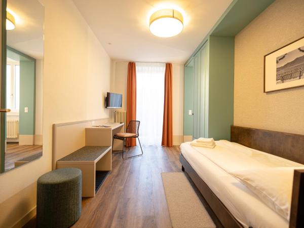 Hotel Pestalozzi Lugano : photo 4 de la chambre chambre simple moderne