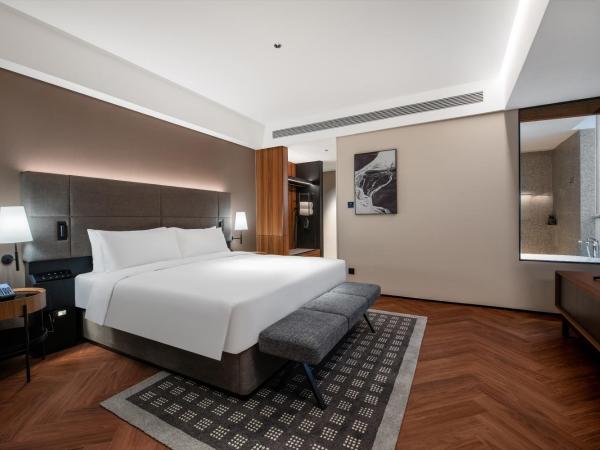 Intercity Shenzhen Bay Hotel : photo 3 de la chambre chambre lit king-size - vue sur mer