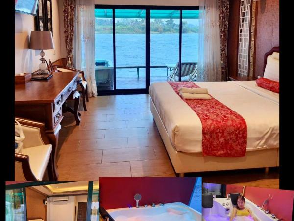 Kasem Island Resort : photo 3 de la chambre chambre lit king-size avec baignoire spa