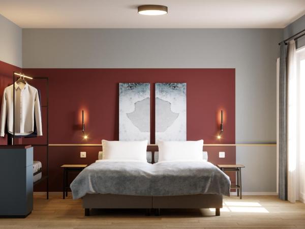 Châtonneyre Hotel & Restaurant : photo 2 de la chambre chambre lits jumeaux avec vue