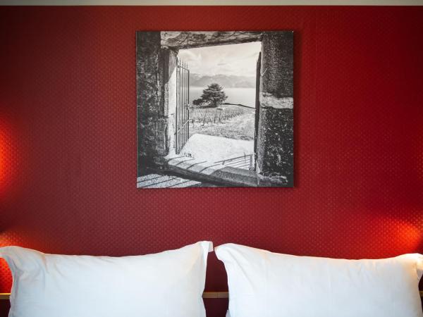 Châtonneyre Hotel & Restaurant : photo 4 de la chambre chambre lits jumeaux avec vue