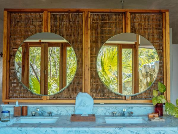 Hotel Poc Na Tulum : photo 9 de la chambre hébergement avec baignoire - vue sur jungle