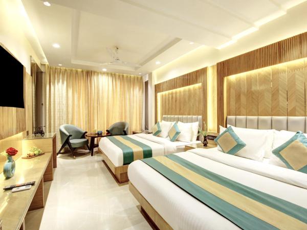 Hotel Krishna Plaza New Delhi - 'Free Railway Station Pickup' : photo 3 de la chambre chambre familiale