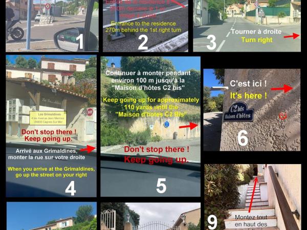 Les Grimaldines - Maison d'Hôtes : photo 4 de la chambre chambre double - vue sur piscine