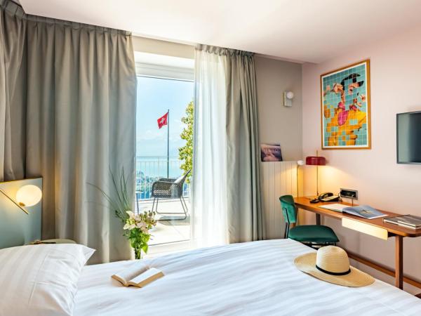 Hotel du Léman - Jongny : photo 3 de la chambre chambre double avec balcon