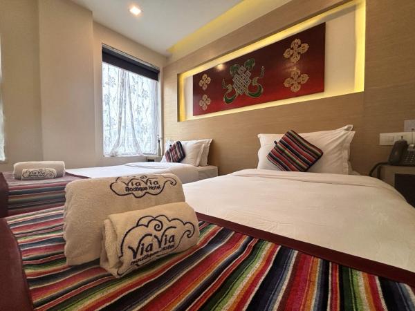 ViaVia Boutique Hotel - Kathmandu : photo 2 de la chambre chambre double ou lits jumeaux - vue sur jardin