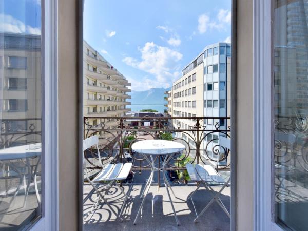 J5 Hotels Helvetie & La Brasserie : photo 8 de la chambre chambre double ou lits jumeaux