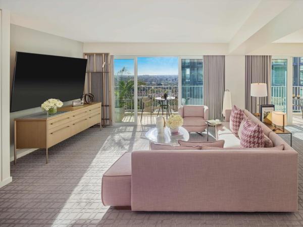 Fairmont Century Plaza Los Angeles : photo 2 de la chambre suite 1 chambre premier avec accès au salon - adaptée aux personnes malentendantes