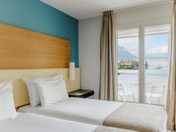 Hotel Mona Ex-Eurotel : photo 2 de la chambre chambre double privilège avec balcon - vue sur lac