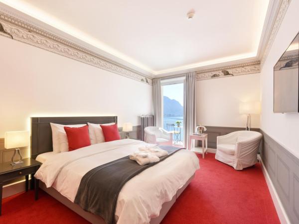 Golf Hotel René Capt : photo 2 de la chambre chambre double ou lits jumeaux supérieure - vue sur lac