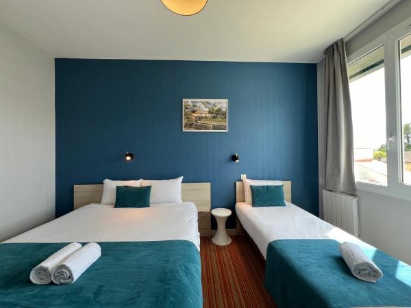 Brit Hôtel du Parc Niort Centre-Parking gratuit : photo 1 de la chambre chambre lits jumeaux