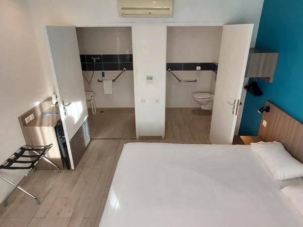 Brit Hotel Confort Manosque Cadarache : photo 1 de la chambre chambre double - accessible aux personnes à mobilité réduite 