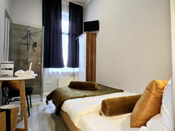 Cityhotel Storch : photo 2 de la chambre chambre simple avec salle de bains extérieure privative