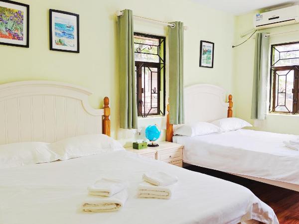 Cloud Tree Inn Yun Shu Li ,Xichong, Shenzhen : photo 1 de la chambre chambre quadruple avec terrasse 