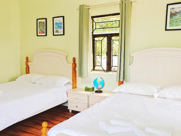 Cloud Tree Inn Yun Shu Li ,Xichong, Shenzhen : photo 5 de la chambre chambre quadruple avec terrasse 