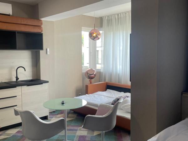 Science Hotel : photo 6 de la chambre one-bedroom deluxe apartment (apartments building)